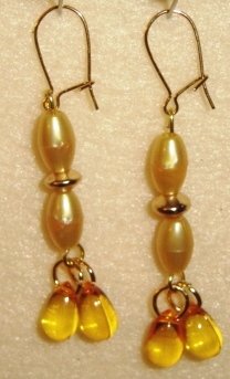 Yellow Earrings