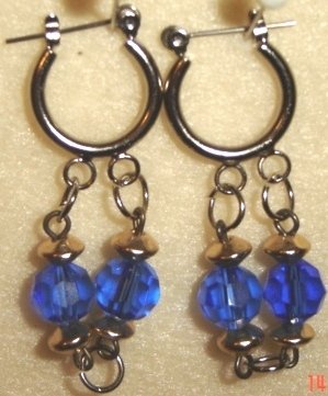 Blue Earrings