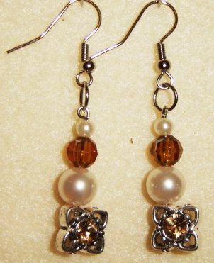 Pearl & Crystal Earrings