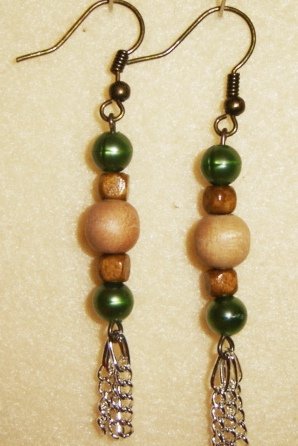 Wooden Earrings #2