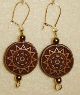 Sun Dial Earrings