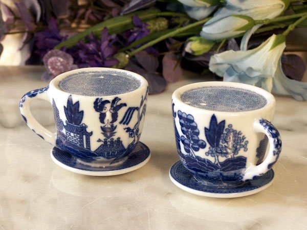 Blue Willow Cup & Saucer S&P