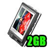 Palladium - 2 inch TFT LCD MP4 Player w/ Speaker 2GB - Black (Super Slim Design)