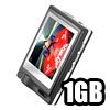 Palladium - 2 inch TFT LCD MP4 Player w/ Speaker 1GB - Black (Super Slim Design)