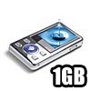Mirage - MP4 Player 1.5 inch LCD Display with Speaker 1GB - Silver