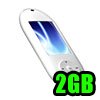 Pearl Z MP4 Player 1.8 inch LCD Display 2GB - White