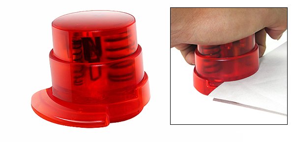 Safe Environmental Friendly Stapleless Stapler Paperclip