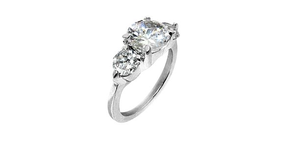 Fashion Jewelry "Silver Light" Infinite Attraction Ring 007