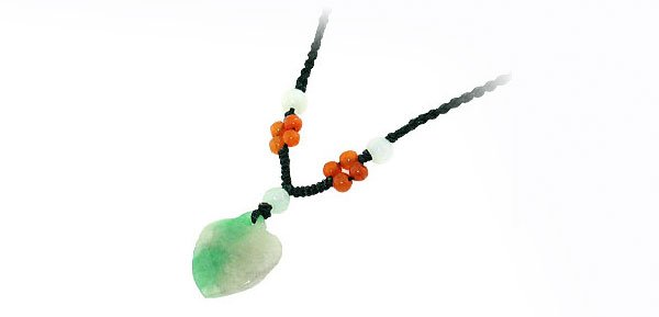 Fashion Jewelry "Eastern" Jade Pendant of Necklace 013