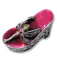 Jewelry Box Shoe with Dragonfly
