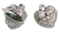 Box Heart Shaped 18x18mm Silver