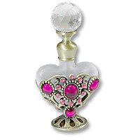 Perfume Bottle with Crystals