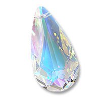 Multi-Color Teardrop 6100 24x12mm Crystal AB