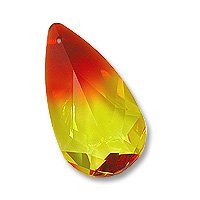 Multi-Color Teardrop 6100 24x12mm Fire Opal