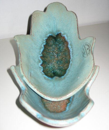 Hamsa serving dish, bowl, plate, decoration, pottery, ceramic