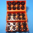 Riccar Sewing Machine Embroidery Cams Pattern Discs Cam Disc Case Set Of 24