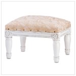 LUSHLY PADDED FOOTSTOOL