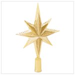 GOLD STAR TREE TOPPER
