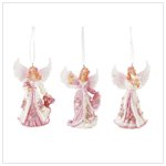 PINK ANGEL ORNAMENTS