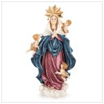 HOLY MARY WITH CHERUBS