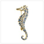 GOLD PLATED SEAHORSE PIN