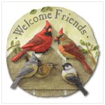 NEW!!! WELCOME FRIENDS GARDEN PLAQUE