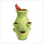 NEW!!! PLAYFUL BIRDS STRAWBERRY POT
