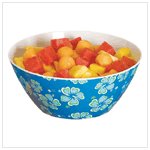 BLUE HAWAIIAN MELAMINE TABLEWARE