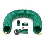 SELF-COILING GARDEN HOSE