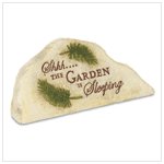 SLEEPING GARDEN STONE AND KEY HIDER