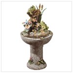 COLORFUL FROG GARDEN FOUNTAIN