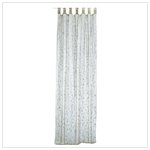 GREEN EMBROIDERED CURTAIN