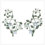 MAGNOLIA WALL CANDLEHOLDERS