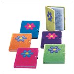 LOCKED PLUSH FLOWER DIARY