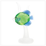 NEW!!!! CRYSTAL CUT GREEN FISH