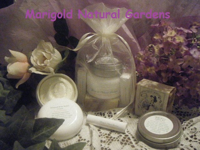 All Natural Skin Care Gift Set "Floral Garden"