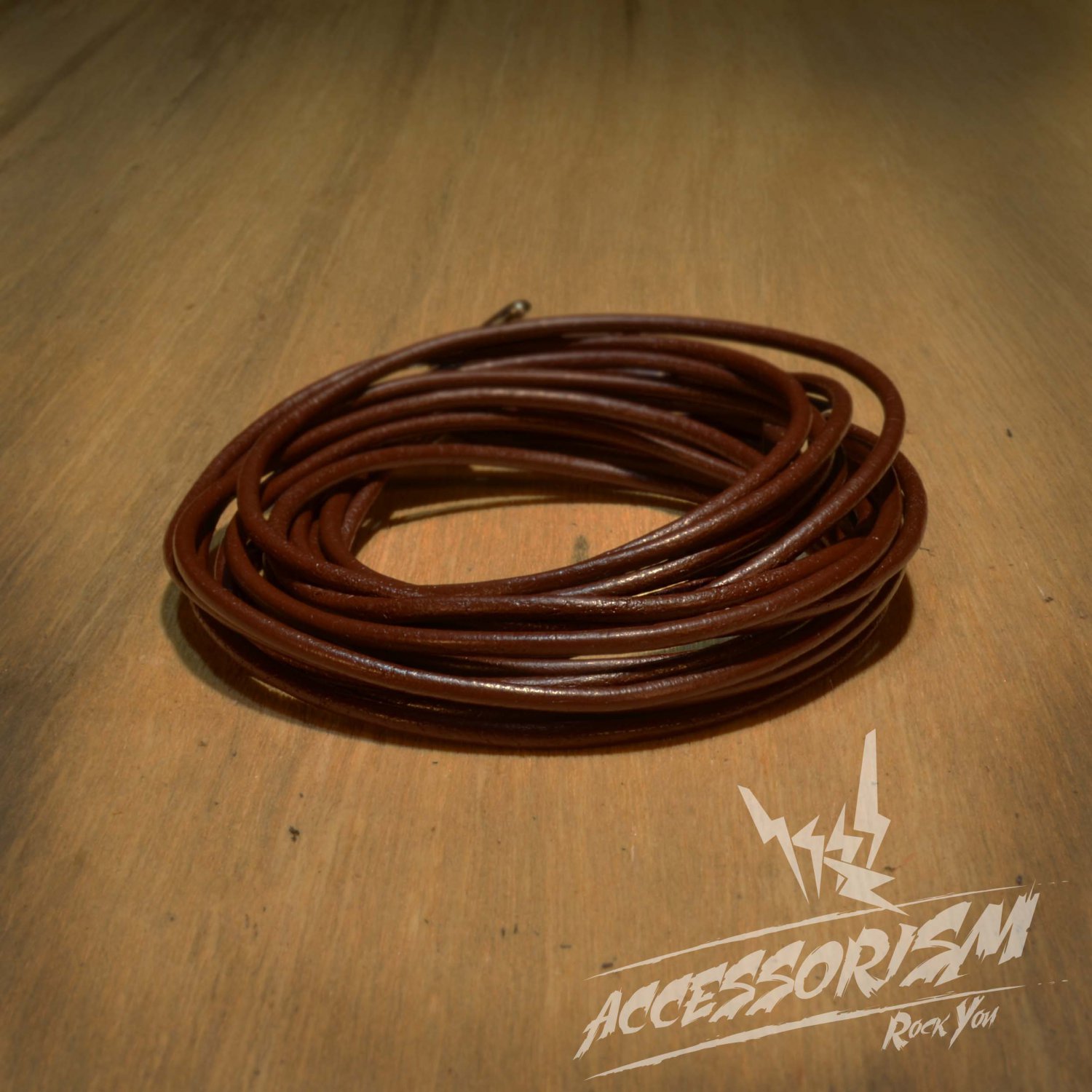 Free Shipping Two Circle Multi Brown Leather Bracelet (B624S)