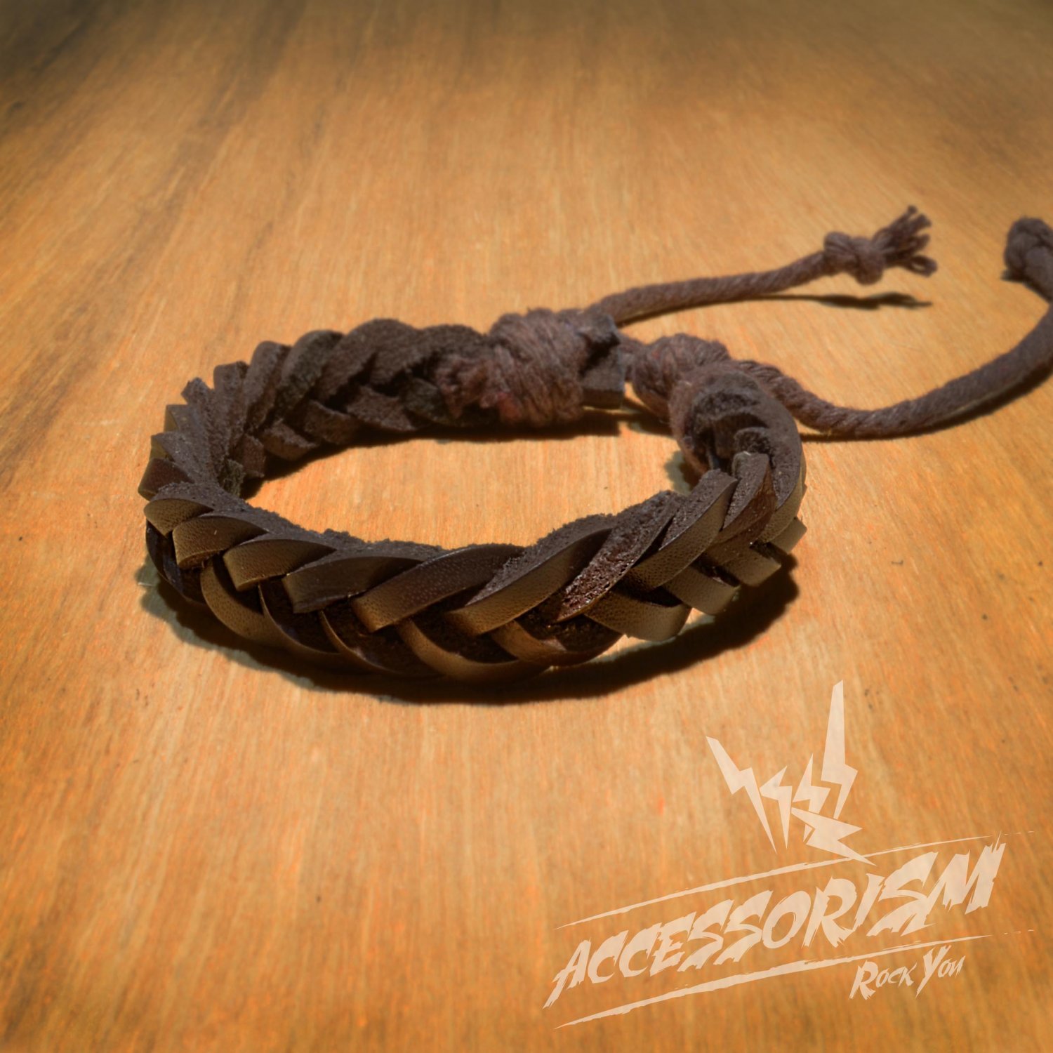 Free Shipping Dark Brown Leather Bracelet (B651S)