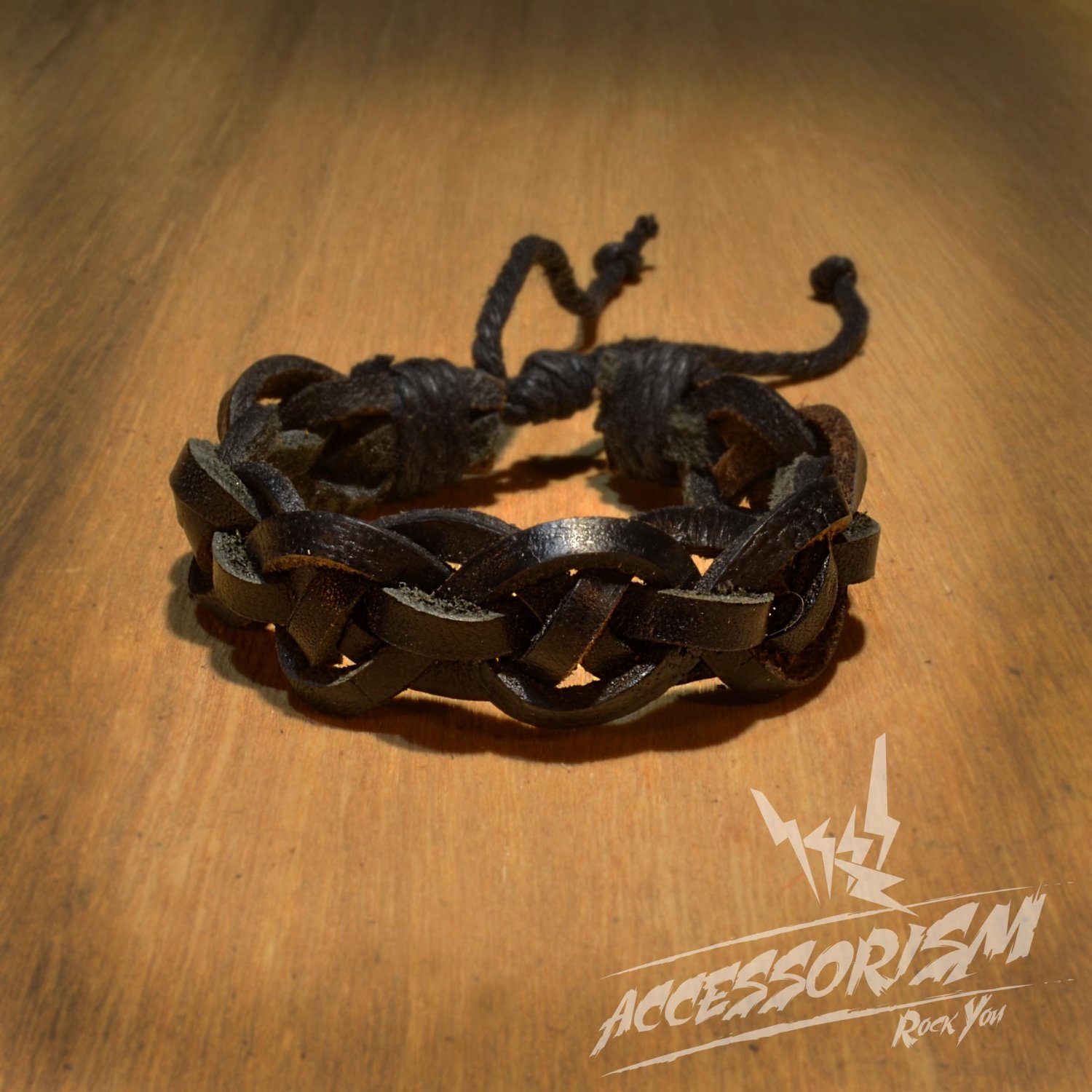 Free Shipping Black Leather Bracelet (B656S)