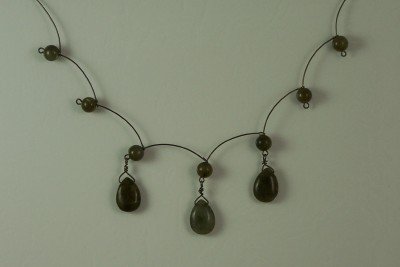 Scallop Labradorite Necklace