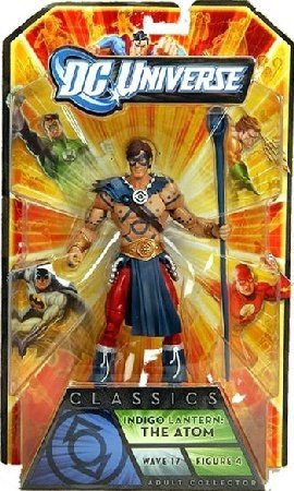 DC UNIVERSE WAVE 17 INDIGO LANTERN THE ATOM FIGURE