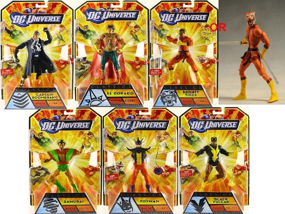 DC UNIVERSE WAVE 18 Apache Chief Set of 6 Ready to Ship