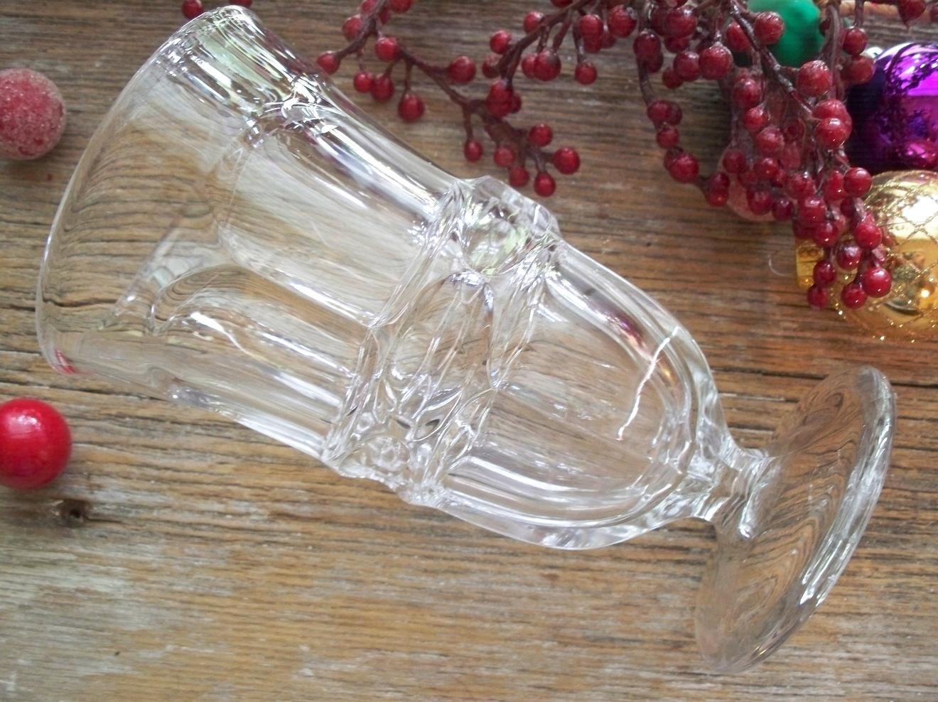 Set of 4 Fostoria Argus Clear Henry Ford Museum Iced Tea Goblets
