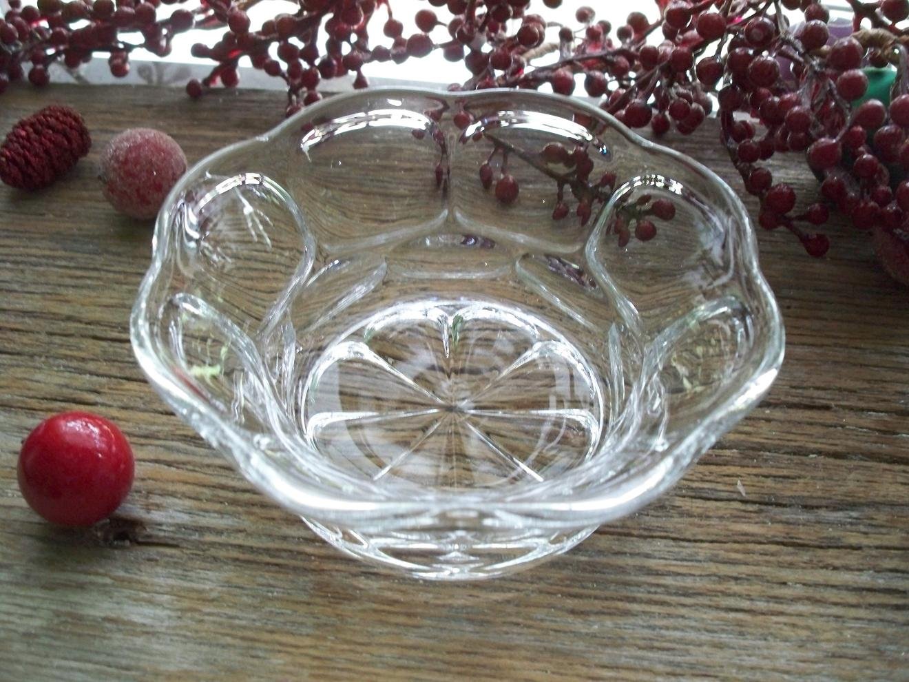 Set of 2 Fostoria Argus Clear Henry Ford Museum 4-3/4" Small Fruit/Dessert/Sauce Bowls