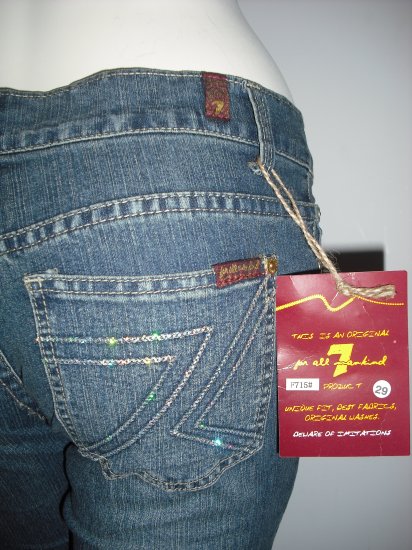 NWT Seven 7 For All Mankind Sexy Denim Jeans R10-5