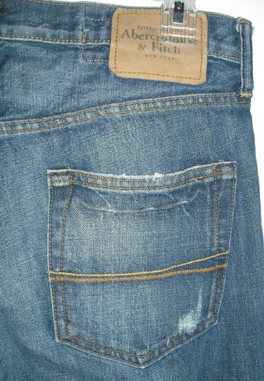 Men Abercrombie & Fitch Destroyed Jeans 30x30 H6-158 AF