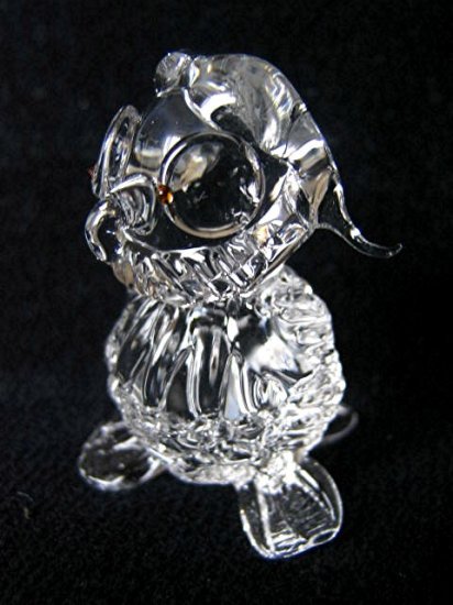OWL BIRD CRYSTAL GLASS COLLECTIBLE MINIATURE FIGURINE
