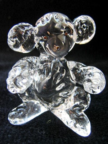 KOALA CRYSTAL GLASS COLLECTIBLE MINIATURE FIGURINE