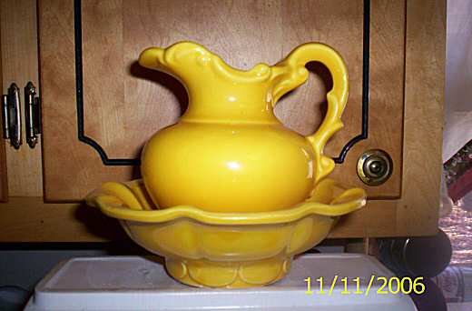 McCoy Yellow Pitcher Set