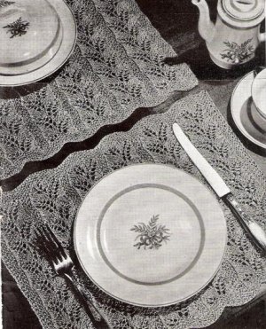 PLACEMATS on Needlepointers.com - Knitting > PLACEMATS